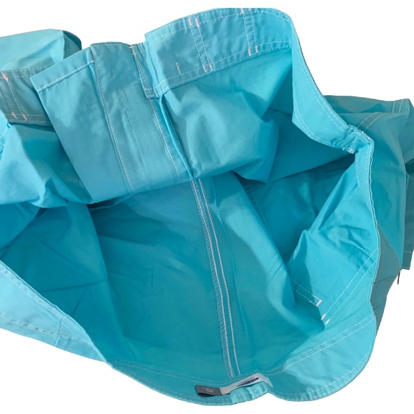 Old Navy Board Shorts Big/Tall 7" Above The Knee Swim Pockets Icy Aqua Blue NWT - Picture 9 of 12